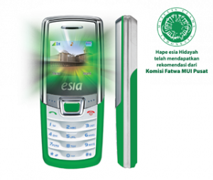 Ponsel Esia Hidayah, dilengkapi Al Qur’an 30 Juz dan terjemahan